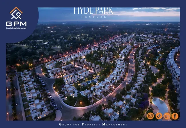 تصميم-كمبوند-هايد-بارك-سنترال-التجمع-السادس