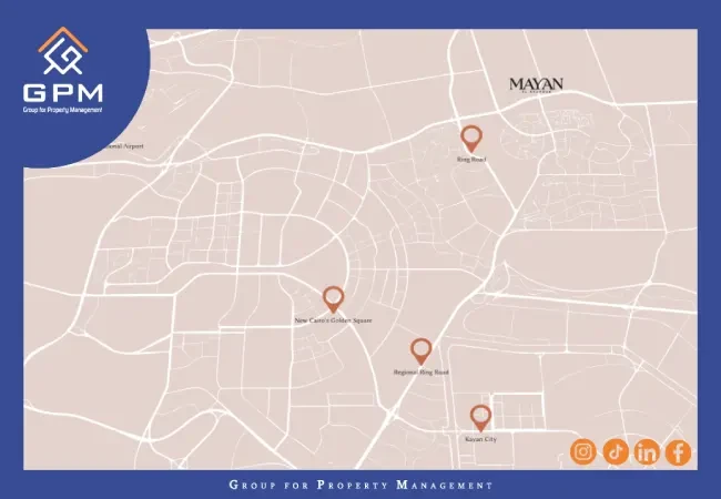 موقع كمبوند مايان الشروق