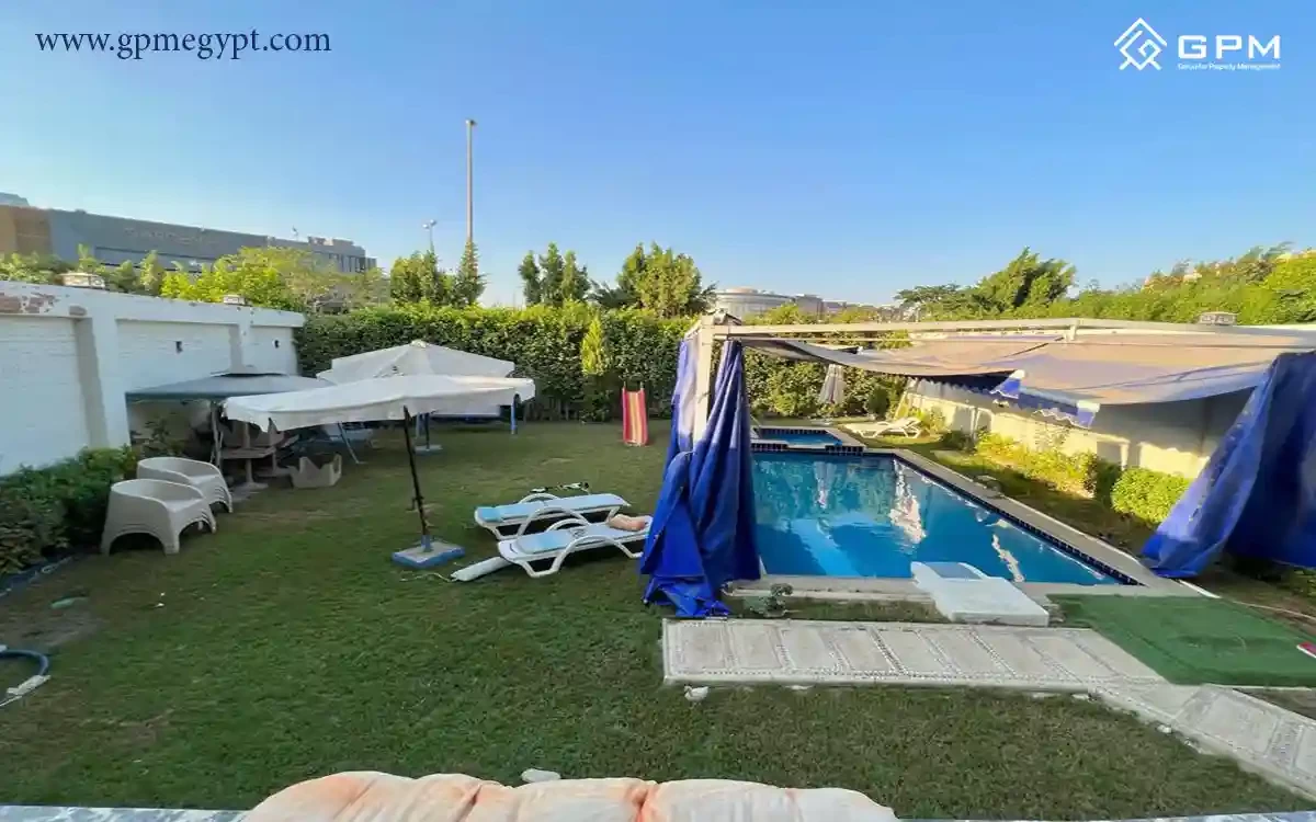 standalone villa in La Rosa compound behind Garden 8 and Waterway 450 m