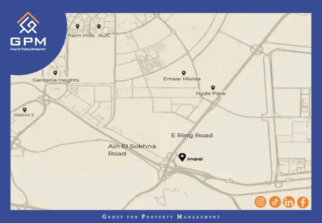 موقع-كمبوند-مي-التجمع-السادس