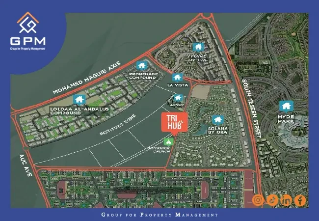 موقع-مول-تري-هب-القاهرة-الجديدة