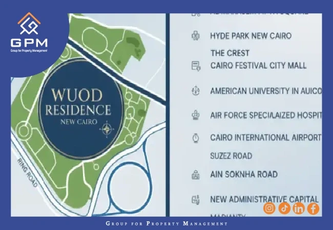 موقع-كمبوند-ود-التجمع-الخامس